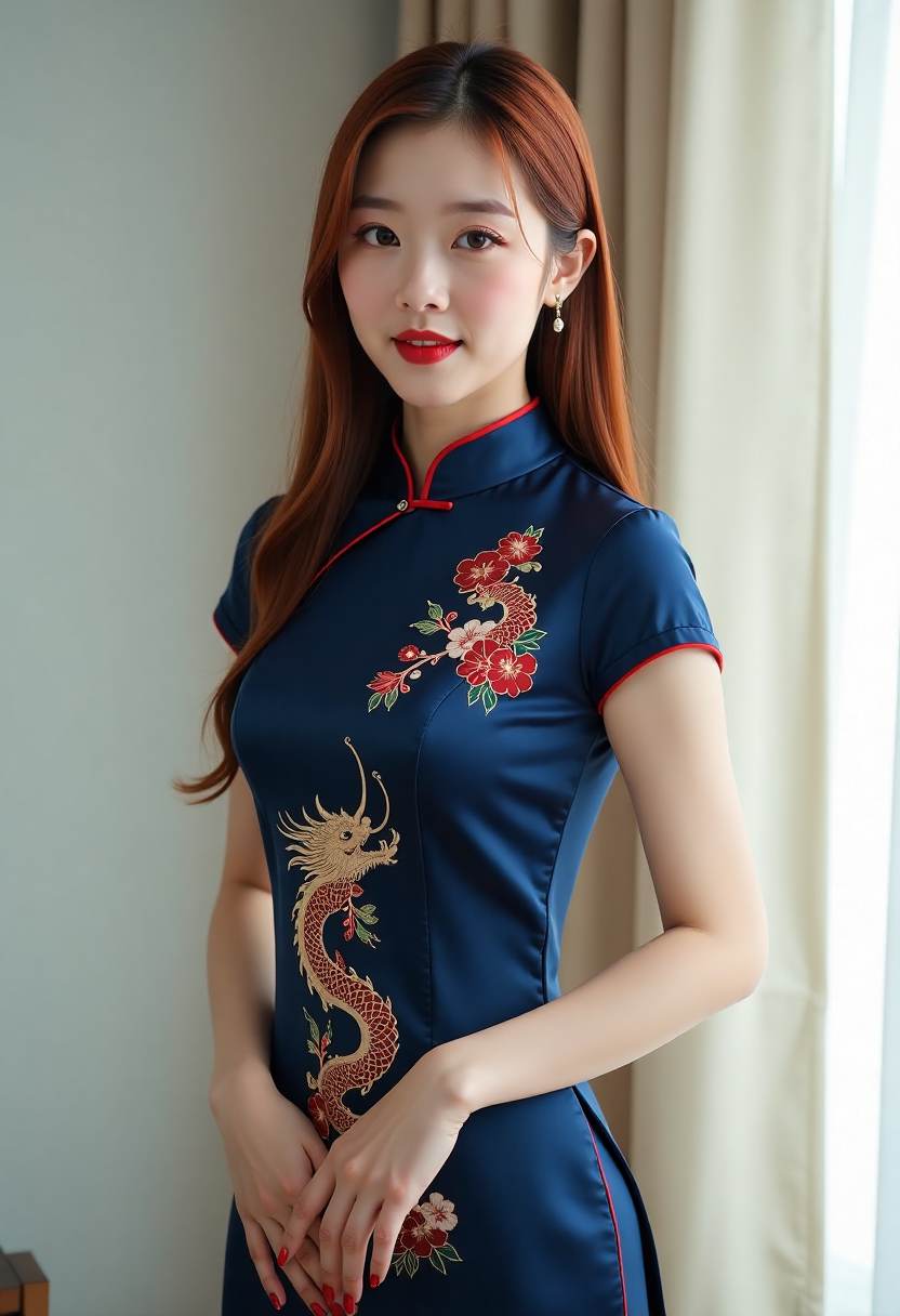 两个人坐在餐桌旁认真交谈